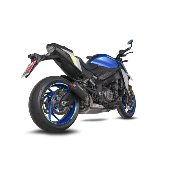 Scorpion Exhaust Suzuki GSX-S 1000 2021 - 2023 Red Power Slip-on Black Ceramic Coated Sleeve